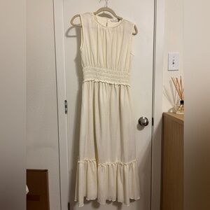 Moussy Cream White long dress